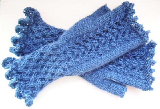 Finished Charm Mitts