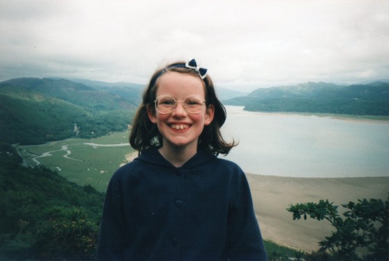 Me in Barmouth, about 9 or 10 years old